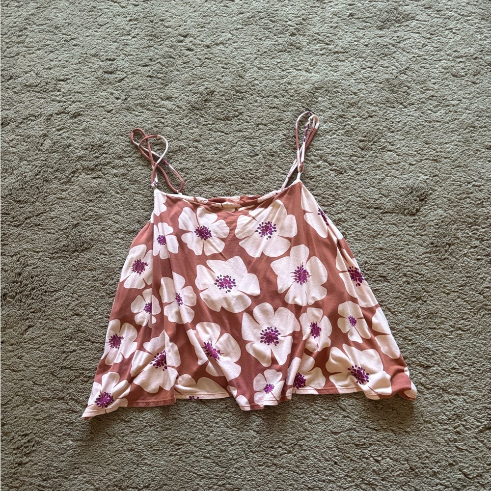 Ava Sky Pink Floral Tank